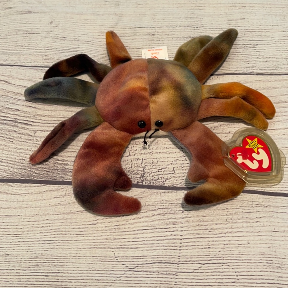TY Original Claude the Crab Beanie Baby